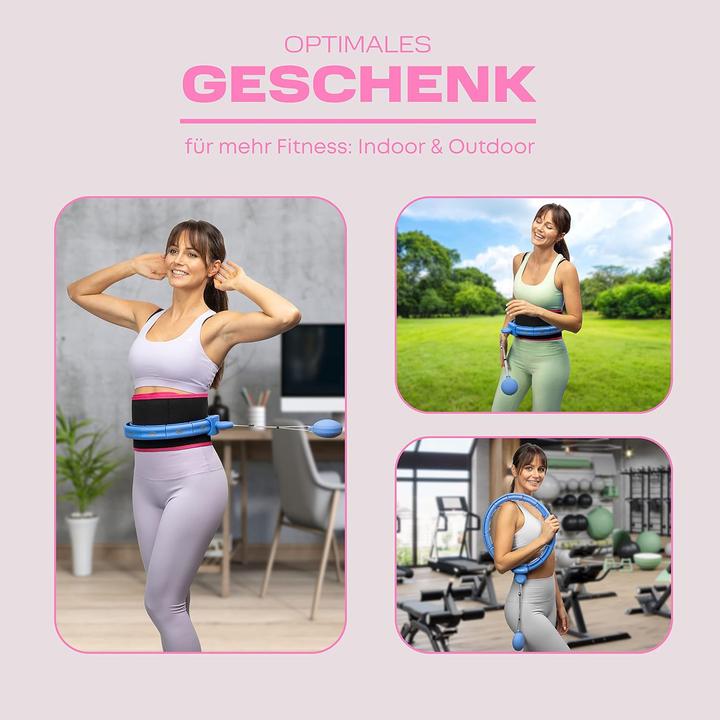Actual product image Wellrelaxx Smart Hula Hoop mit Gewichtskugel (113 cm)