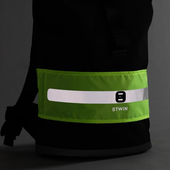 Actual product image Btwin Reflective tape for rucksack polyester