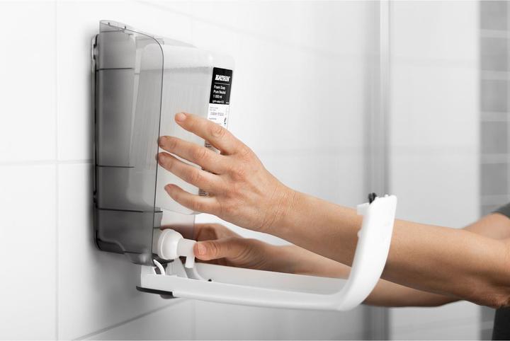 Actual product image Katrin Soap dispenser 1 litre white/sw