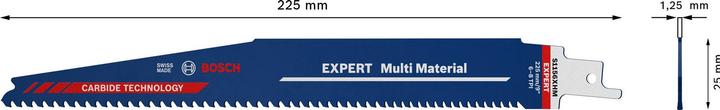 Produktbild Bosch Professional Zubehör EXPERT ‘Multi Material’ S 1156 XHM Säbelsägeblatt, 3 Stück