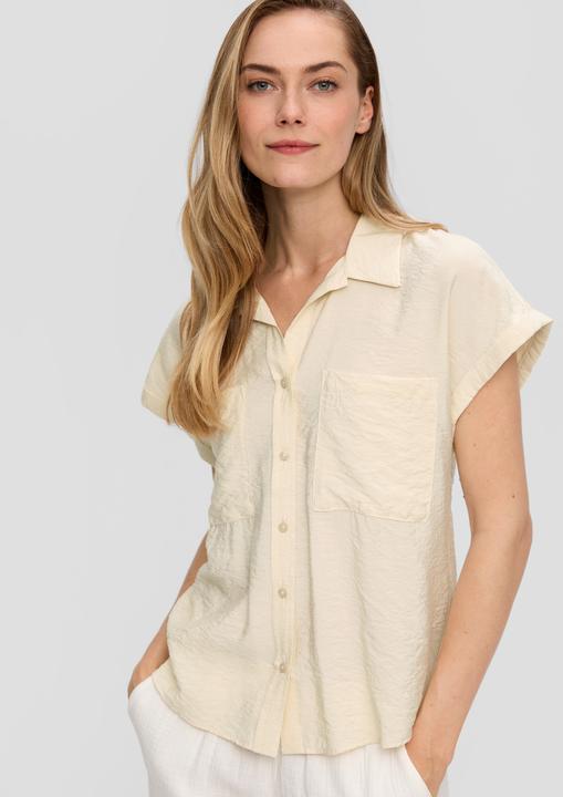 Immagine prodotto s.Oliver Bluse Viskose-Bluse im Relaxed Fit mit Hemdkragen (46)