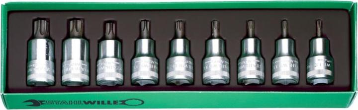 Actual product image Stahlwille 54TX/9 Set: Screwdriver bits