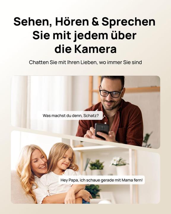 Actual product image Anona 4K UHD Indoor-Überwachungskamera-Set HM1010, 4er-Pack (3840 x 2160 pixels)