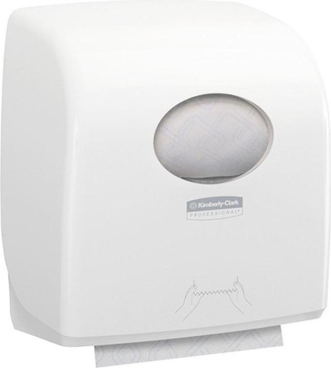 Actual product image Kimberly-Clark Aquarius™ dispenser for rolled hand towels, for 1 roll, plastic, white.