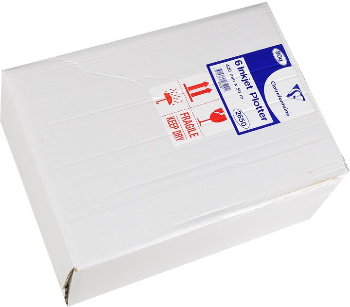 Produktbild Clairefontaine Inkjet-Plotterrolle, (B)420 mm x (L)50 m (80 g/m², 5000 cm, 42 cm)