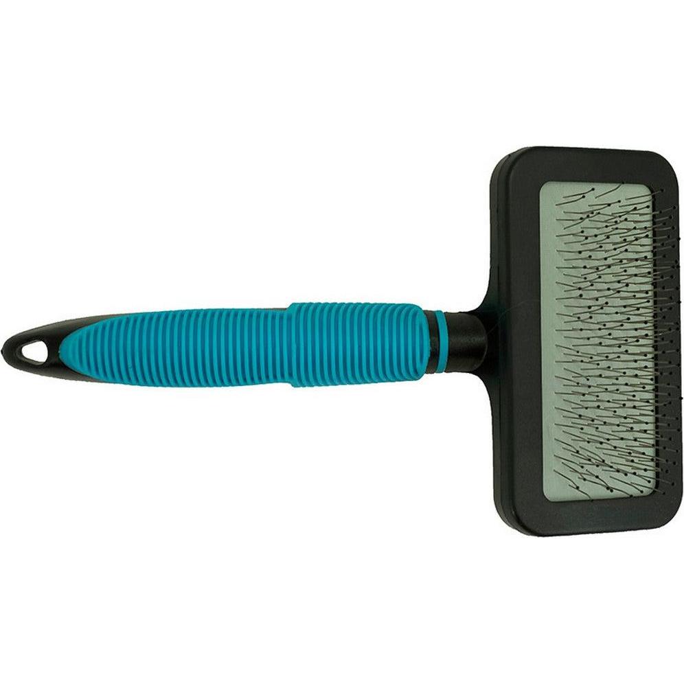 Brosse de toilettage NAYECO - À poils - Petite taille - Bleu