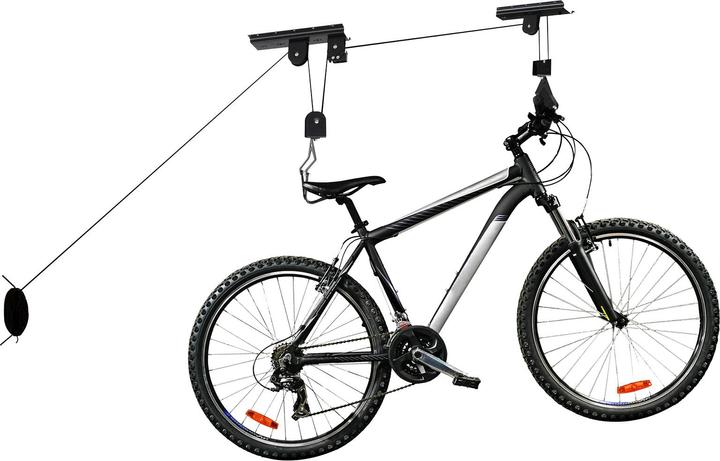 Actual product image Wiltec Ceiling Bike Storage Lift 20kg Bicycle Hang Mount Garage Basement Shed Rack Hoist