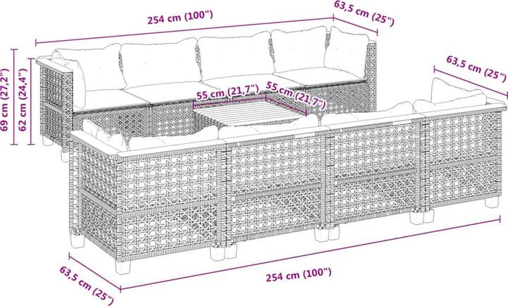 Produktbild vidaXL Rosa