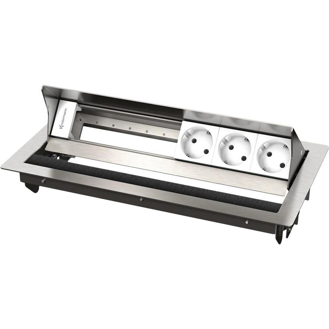 Kindermann, Steckdosenleiste, 7492000063. Breite: 340 mm, Tiefe: 190 mm (3 x)