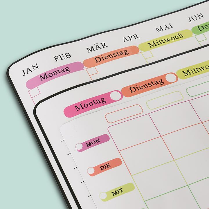 Actual product image Relaxdays 3-piece planner set (42 x 30 cm)