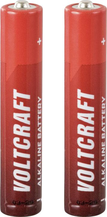 Voltcraft Mini (AAAA) battery Mini (AAAA) alkaline manganese 1.5 V 500 mAh 2 pcs. (2 pcs., AAA, 500 mAh)