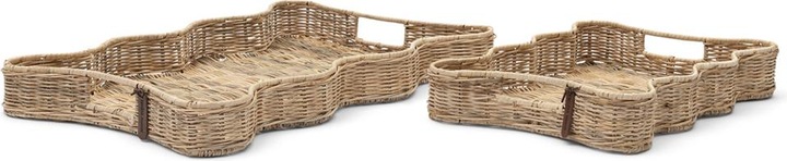 Produktbild Rivièra Maison Rustic Rattan Benoa Tray Set Of 2 pieces
