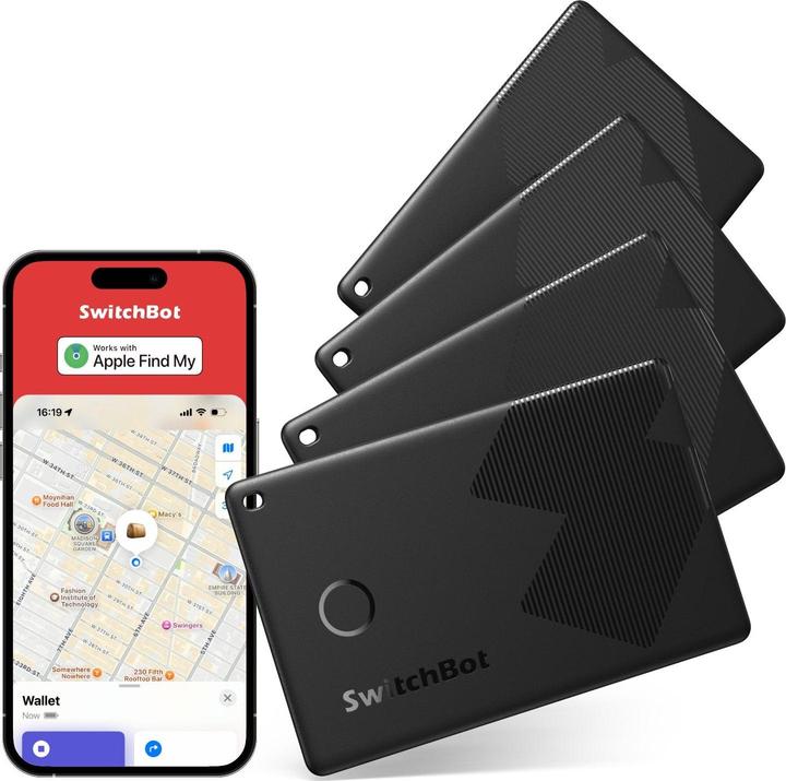 Produktbild SwitchBot Geldbörsen-Tracker-Karte NFC-kompatibel