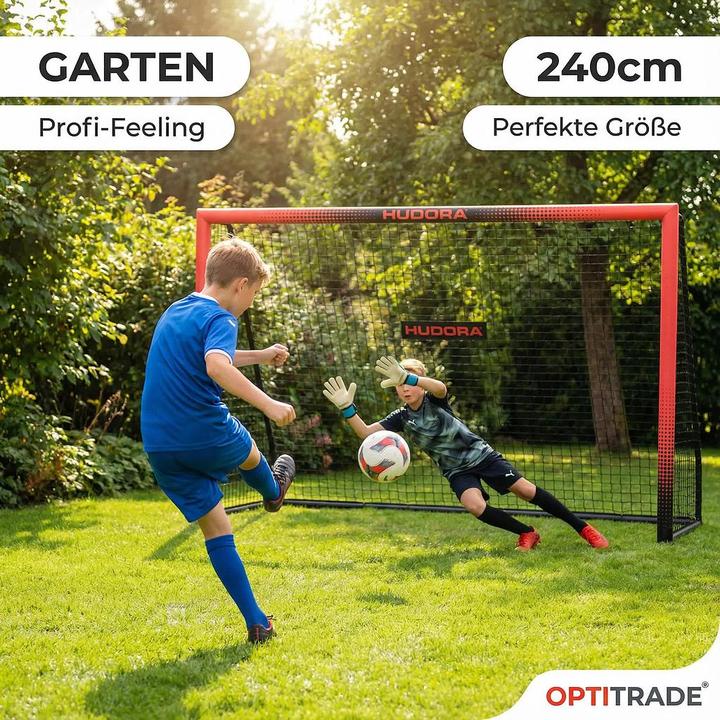 Actual product image Hudora Fussballtor Pro Tect 240 Advanced