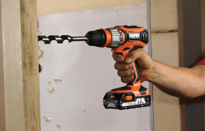 Actual product image AEG BS18C2X LI-202C cordless compact drill driver