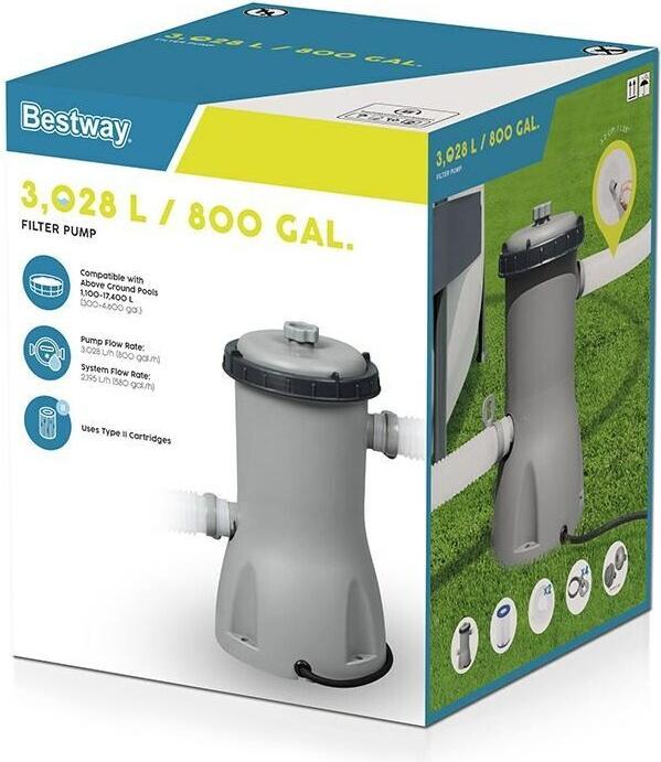 Produktbild Bestway Filterpumpe 3.028 l/h