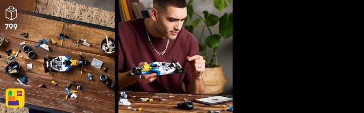 Actual product image LEGO Williams Racing FW14B mit Nigel Mansell (10353, LEGO Icons)