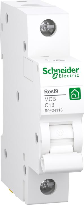 Produktbild Schneider Electric SE R9F24113 Leitungsschutzschalter Resi9 1P, 13A, C Charakteristik, 6kA