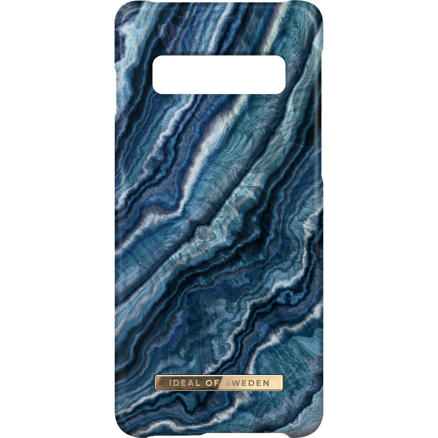 iDeal Of Sweden Indigo Swirl (Samsung Galaxy S10), Smartphone Hülle, Blau
