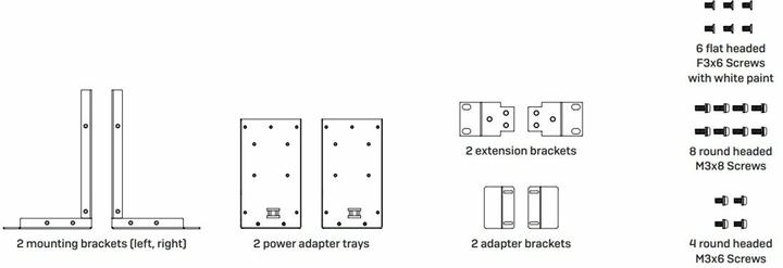 Produktbild Sophos Rackmount kit with adapter holder for XGS 88(w)/108(w) models only