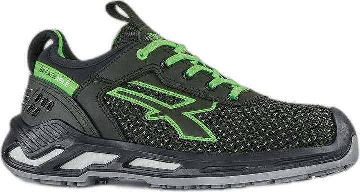 Produktbild Upower U-Power Bryan Schwarz/Grün Schuhe Grösse 44 (S3, 44)