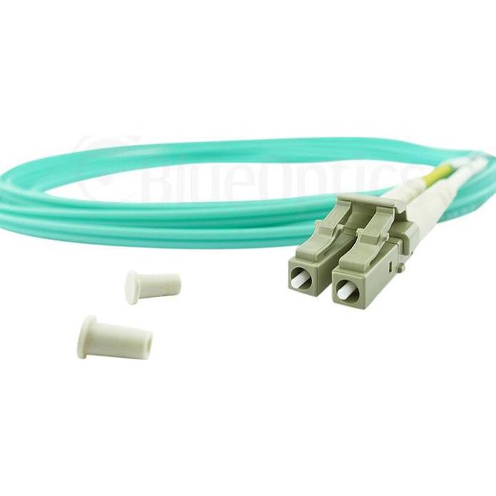 CBO BlueOptics LWL Patchkabel LC / LC MM OM3 aqua 1,0m (1 m), Netzwerkkabel
