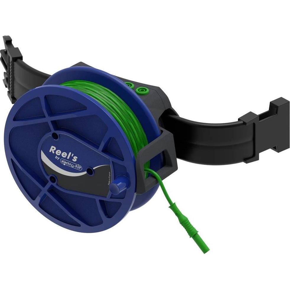 Electro PJP STB-REEL2310-50V STB-REEL2310-50V Kabel Kabeltrommel/Kabelverlängerung mit Gurt 50m PVC (Messleitung), Messt...