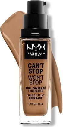 Image du produit NYX Professional Make-Up Can't Stop Won't Stop - Fond de teint couvrant intégral Natural Tan (Bronzage naturel)