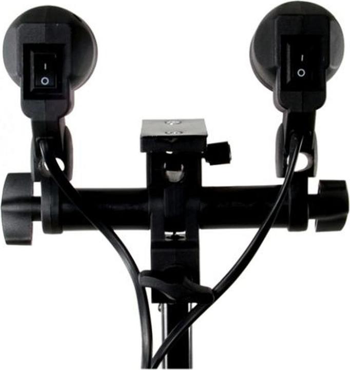 Studioking Universelle E27 Lampenhalterung mit 2 Fassungen DLE27D (Leuchtmittel)