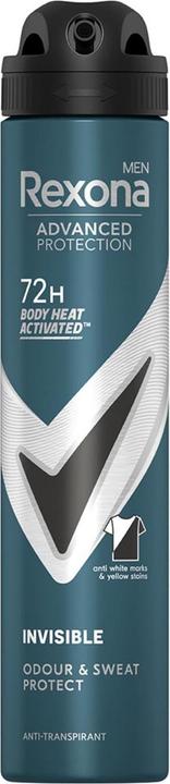 Image du produit Rexona Advance 200 Men Déodorant Invisible (Spray, 200 ml)