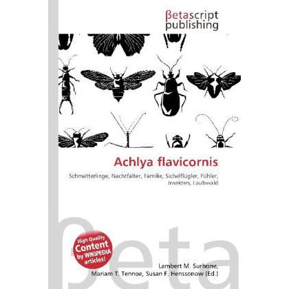 Achlya flavicornis, Fachbücher von Miriam T. Timpledon, Lambert M. Surhone, Susan F. Marseken