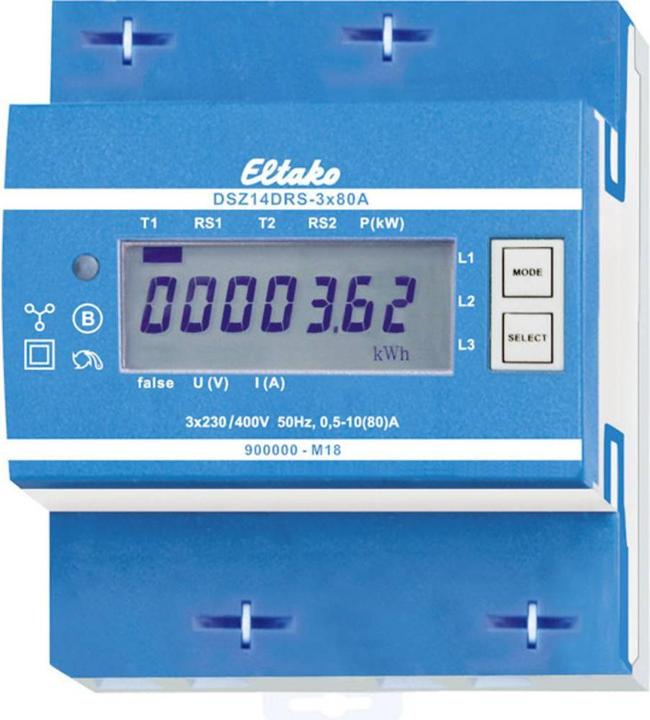 Actual product image Eltako usRadio three-phase meter MID calibrated