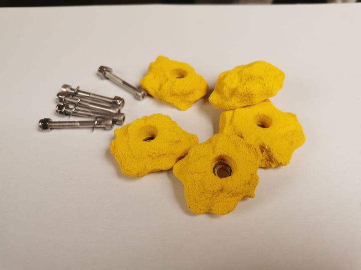 Immagine prodotto KS Klettergriffe KS Türgriffe Klettergriff (5er Set) (Arancia)