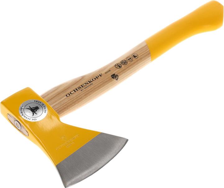 Image du produit Ochsenkopf Hache forestière, tranchant poli, frêne robuste, 41 cm, 1,3 kg