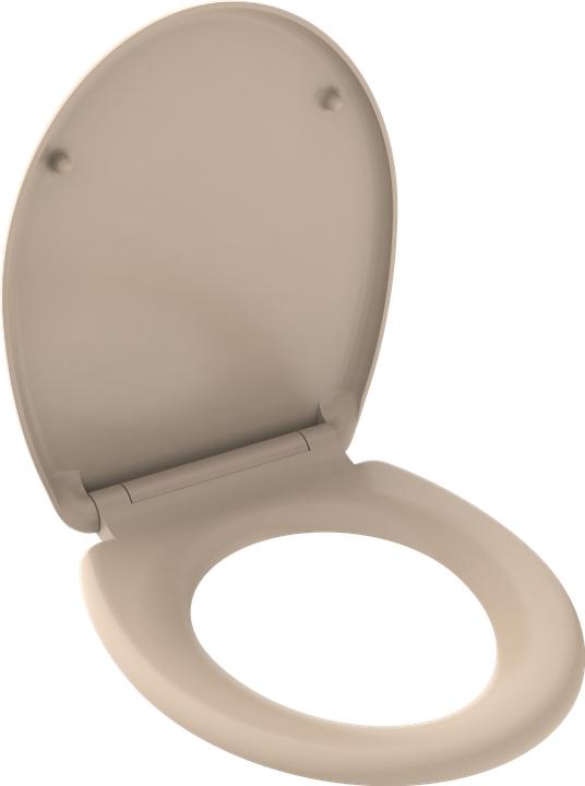 Actual product image Schütte WC seat Duroplast WC seat BEIGE Soft-close mechanism Quick release 82305 Beige