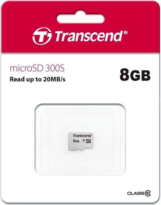 Productafbeelding Transcend USD300S (8 GB, microSDHC, U1, UHS-I)