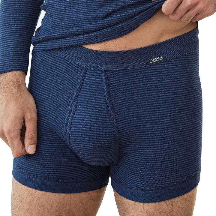 Produktbild Ammann 2 Herren Unterhosen mit Eingriff Komfortbund hochwertig bequem klassisch (4XL, Einzelpack)