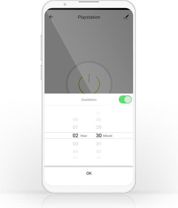 Actual product image Nedis WLAN Smartplug (WIFIP110FWT) - Energy monitoring, Schuko type F, 10 A