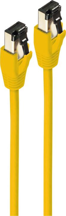 Actual product image Shiverpeaks ®-BASIC-S--Patch cable cat. 8.1 F/FTP PIMF LSZH yellow 0.5m (F/FTP, CAT8.1, 0.50 m)