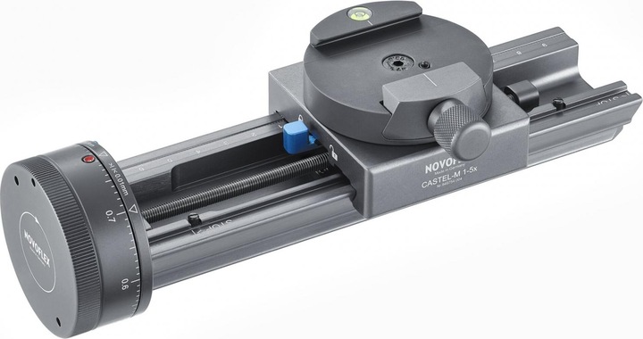 Actual product image Novoflex Castel M adjustment slide with focus wheel (Sleds)