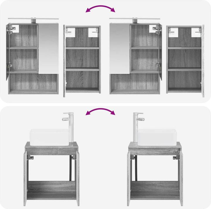 Produktbild vidaXL Badezimmerschrank