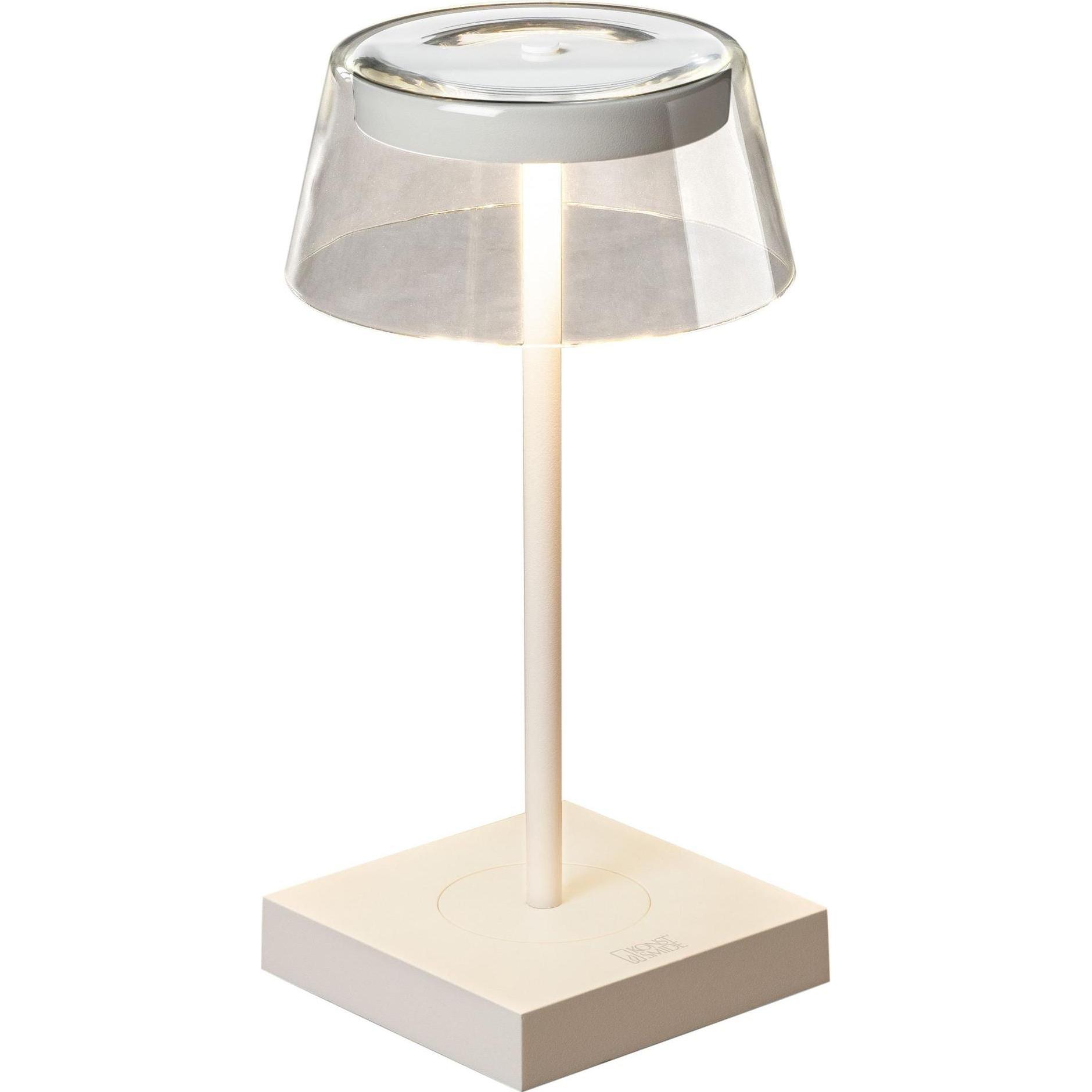 Konstsmide, Tischlampe, Tischleuchte Scilla USB, Weiss (110 lm)