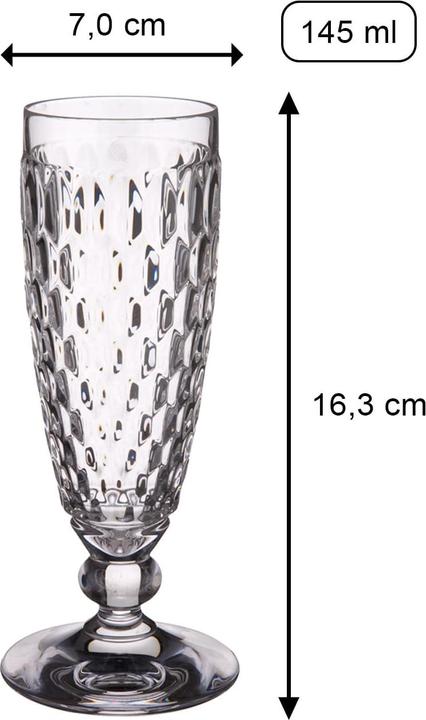 Actual product image Villeroy & Boch Sektglas Boston (14.50 cl, 1 Glasses, Champagne glasses)