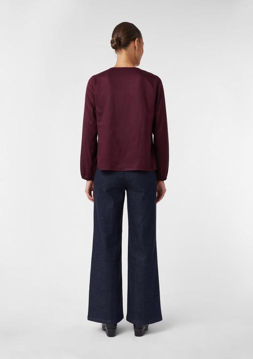 Immagine prodotto Comma Bluse Satinierte Viskose-Bluse mit Faltendetails (32)