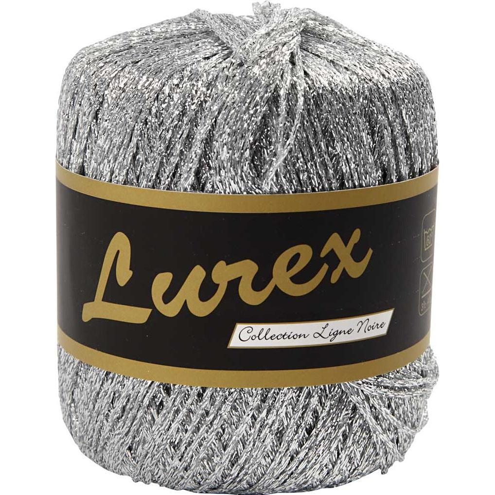 Lurex Yarn, Filato + Lana, Argento