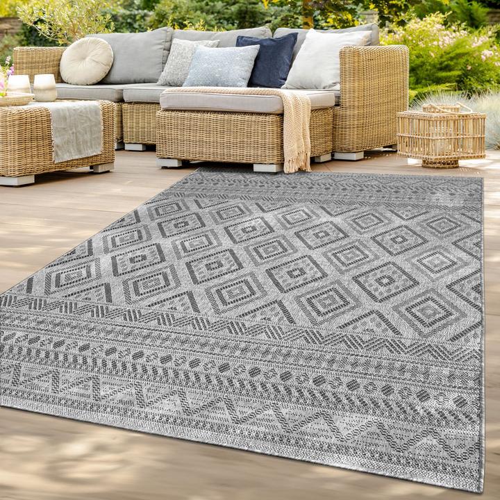 Produktbild TT Home In-& Outdoor Teppich Wetterfest Balkon Küche Wohnzimmerteppich