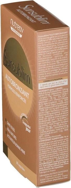 Produktbild Nutreov Sunsublim Self-Tanner 28 Gel-Caps