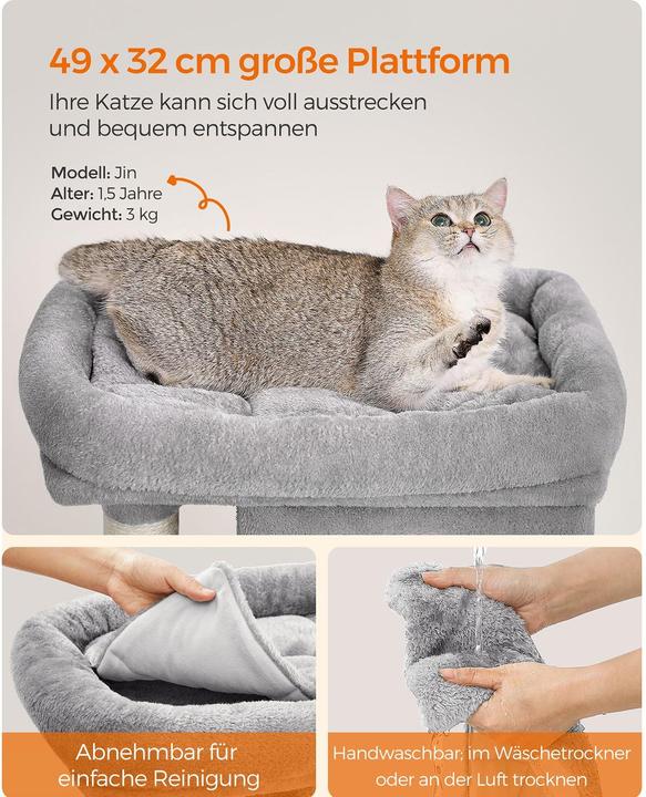 Actual product image Feandrea Simba (74 cm, Grey)