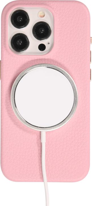 Image du produit PhoneLook Coque Cuir de veau luxe grainé intégral avec boutons métalliques et MagSafe (Apple iPhone 14 Pro)