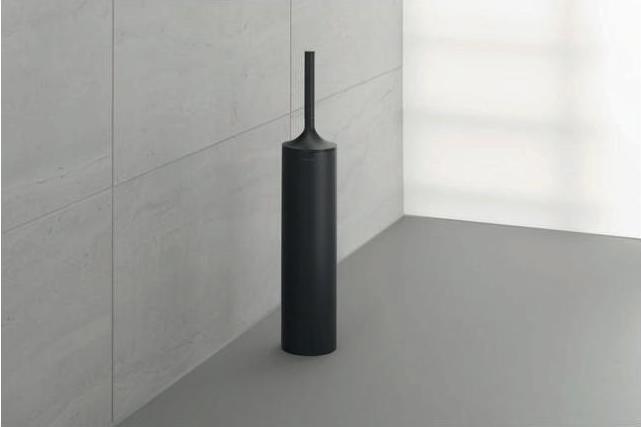 Actual product image Duravit Brush set Starck T floor standing black matt